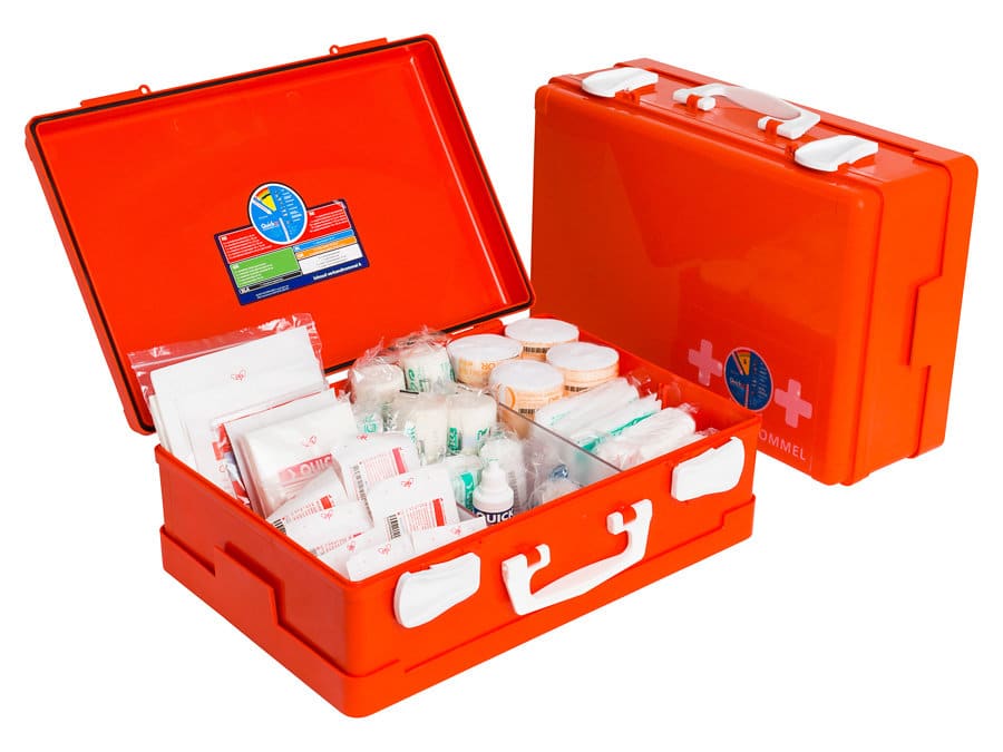 EHBO-verbandkoffer met medische benodigdheden